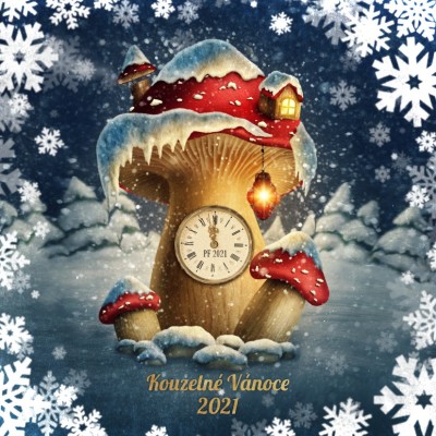 Čtvercové Vánoční přání 155 ct-155