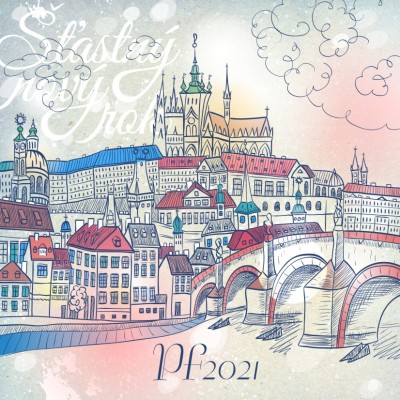 Čtvercové Vánoční přání 207 ct-207