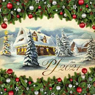 Čtvercové Vánoční přání 230 ct-230