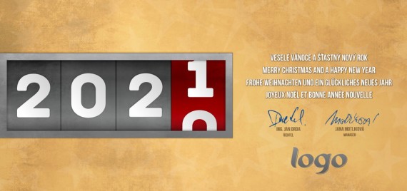 Vánoční přání na šířku 103 dll-103