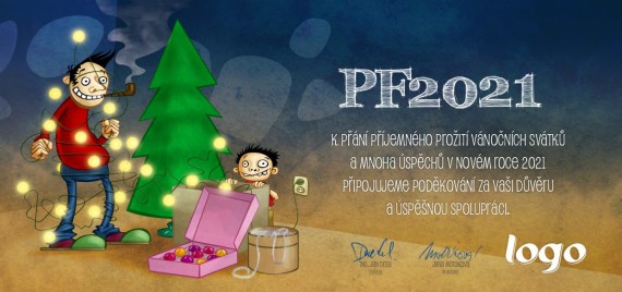 Vánoční přání na šířku 113 dll-113