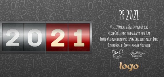 Vánoční přání na šířku 160 dll-160