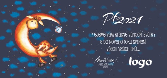 Vánoční přání na šířku 171 dll-171