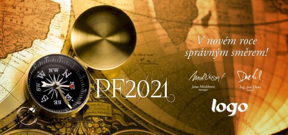 Vánoční přání na šířku 177 dll-177