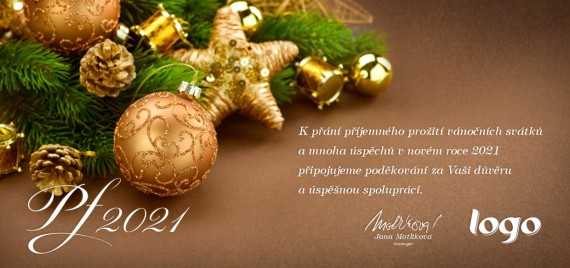 Vánoční přání na šířku 209 dll-209