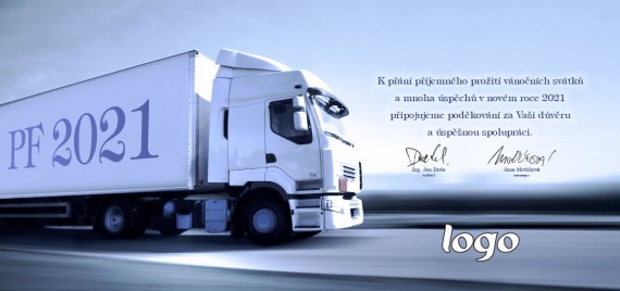 Vánoční přání na šířku 222 dll-222