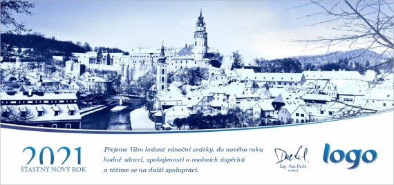 Vánoční přání na šířku 223 dll-223