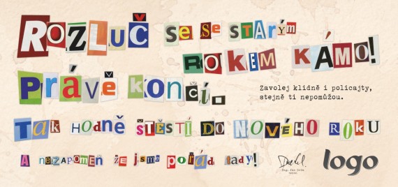 Vánoční přání na šířku 226 dll-226