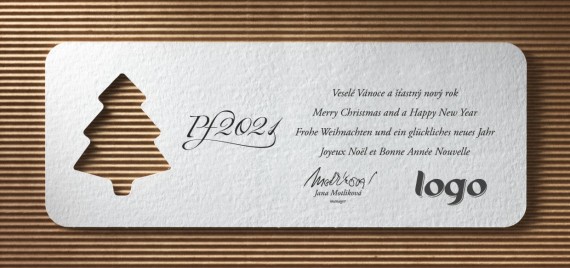 Vánoční přání na šířku 242 dll-242