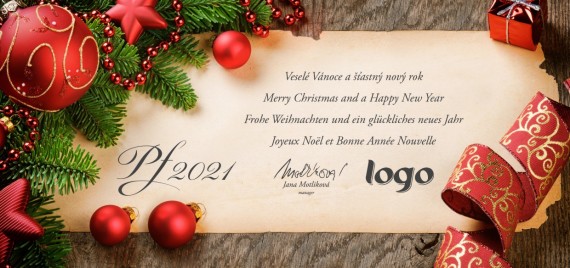 Vánoční přání na šířku 247 dll-247