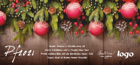 Vánoční přání na šířku 273 dll-273