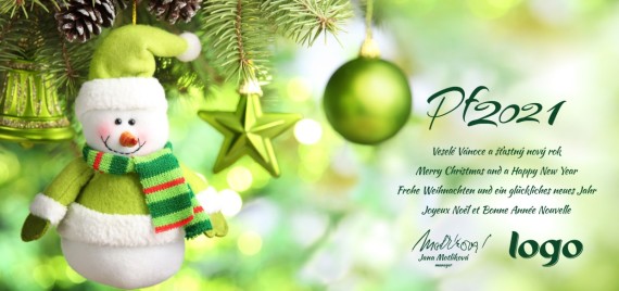 Vánoční přání na šířku 277 dll-277