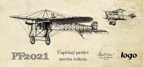 Vánoční přání na šířku 284 dll-284