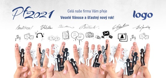 Vánoční přání na šířku 316 dll-316