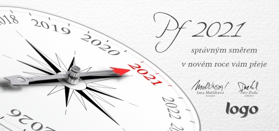 Vánoční přání na šířku 328 dll-328