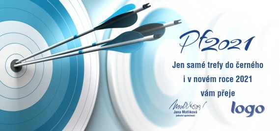 Vánoční přání na šířku 329 dll-329