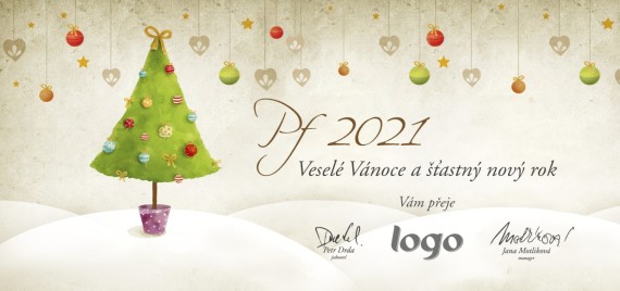 Vánoční přání na šířku 336 dll-336