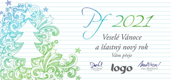 Vánoční přání na šířku 346 dll-346