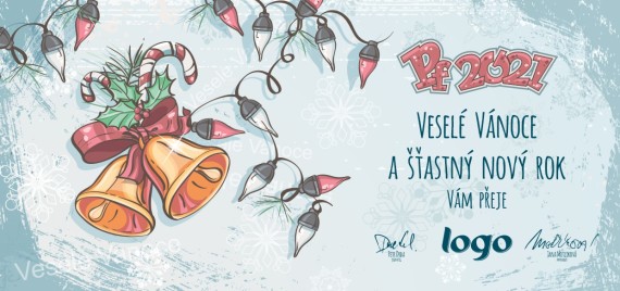 Vánoční přání na šířku 351 dll-351