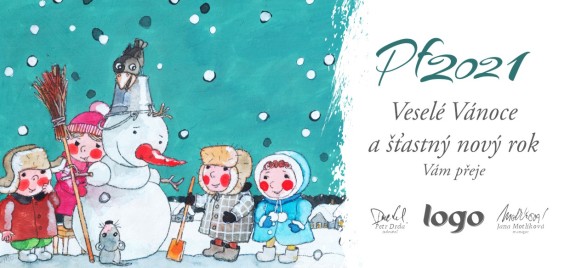 Vánoční přání na šířku 386 dll-386