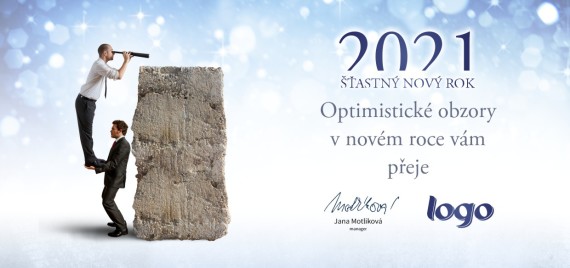 Vánoční přání na šířku 413 dll-413