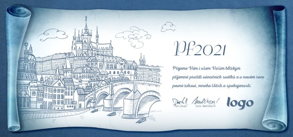 Vánoční přání na šířku 528 dll-528