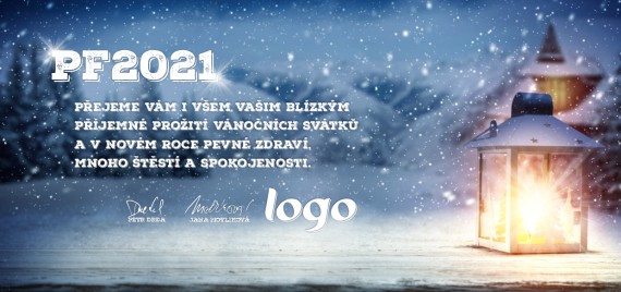 Vánoční přání na šířku 535 dll-535