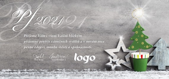 Vánoční přání na šířku 536 dll-536