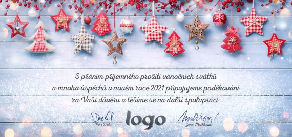 Vánoční přání na šířku 569 dll-569