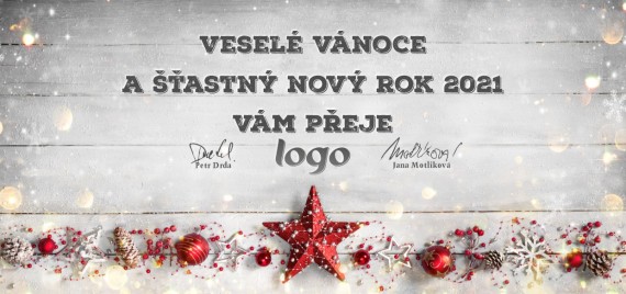 Vánoční přání na šířku 571 dll-571