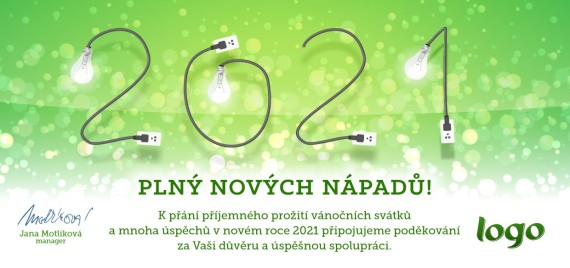 Vánoční přání na šířku 606 dll-606