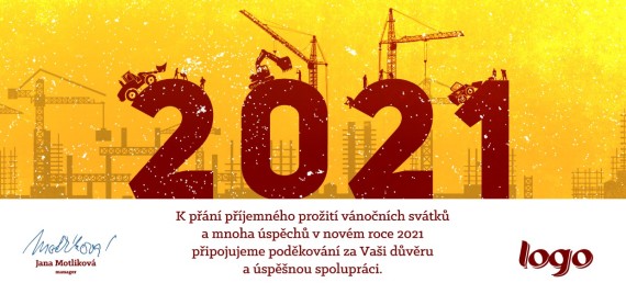 Vánoční přání na šířku 618 dll-618