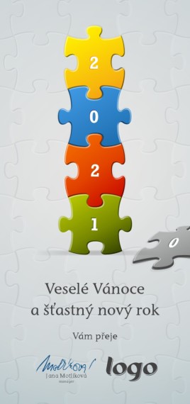 Vánoční přání na výšku 133 dls-133