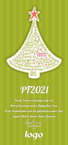 Vánoční přání na výšku 147 dls-147