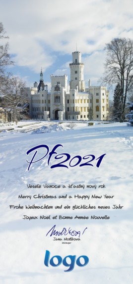 Vánoční přání na výšku 203 dls-203