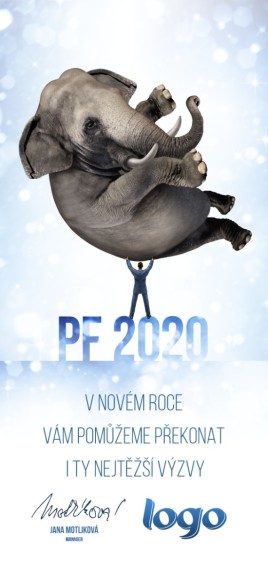 Vánoční přání na výšku 227 dls-227