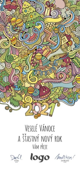 Vánoční přání na výšku 259 dls-259