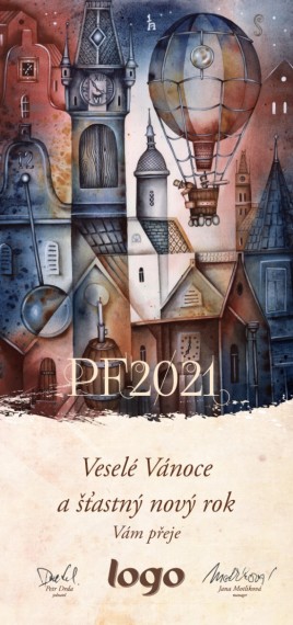 Vánoční přání na výšku 269 dls-269