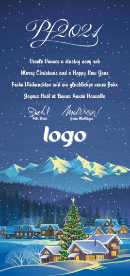 Vánoční přání na výšku 294 dls-294