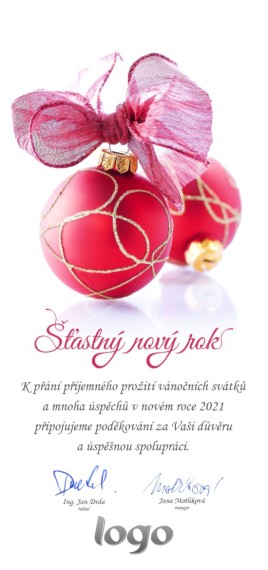 Vánoční přání na výšku 92 dls-92