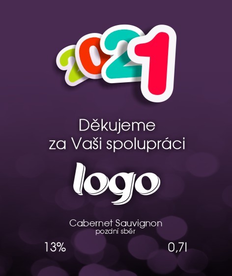 Etiketa na víno samolepící - EV9 ev-9