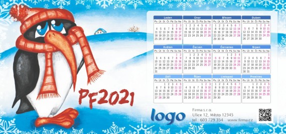 Novoročenka s kalendářem KA-47 ka-47