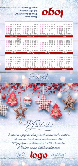 Novoročenka s kalendářem KA- 86 ka-86