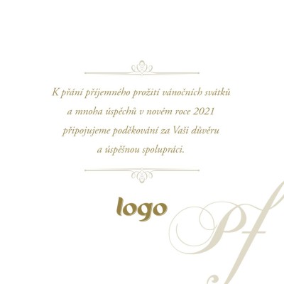 Čtvercové Vánoční přání 111