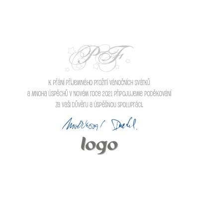 Čtvercové Vánoční přání 131