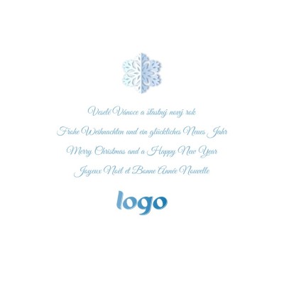 Čtvercové Vánoční přání 149