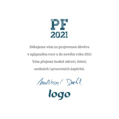 Čtvercové Vánoční přání 153