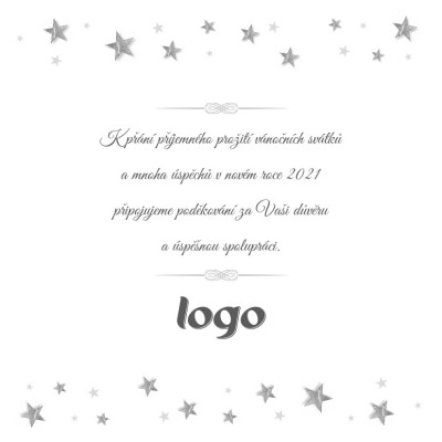 Čtvercové Vánoční přání 93